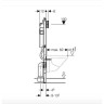 Комплект GEBERIT DUOFIX 111.300.00.5 UP320 с подвесным унитазом GEBERIT ICON RIMFREE F204060000 с сиденьем микролифт F574130000 111.300.00.53